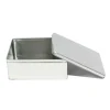 Medium Square Silver Tin Container By Celebrate It™