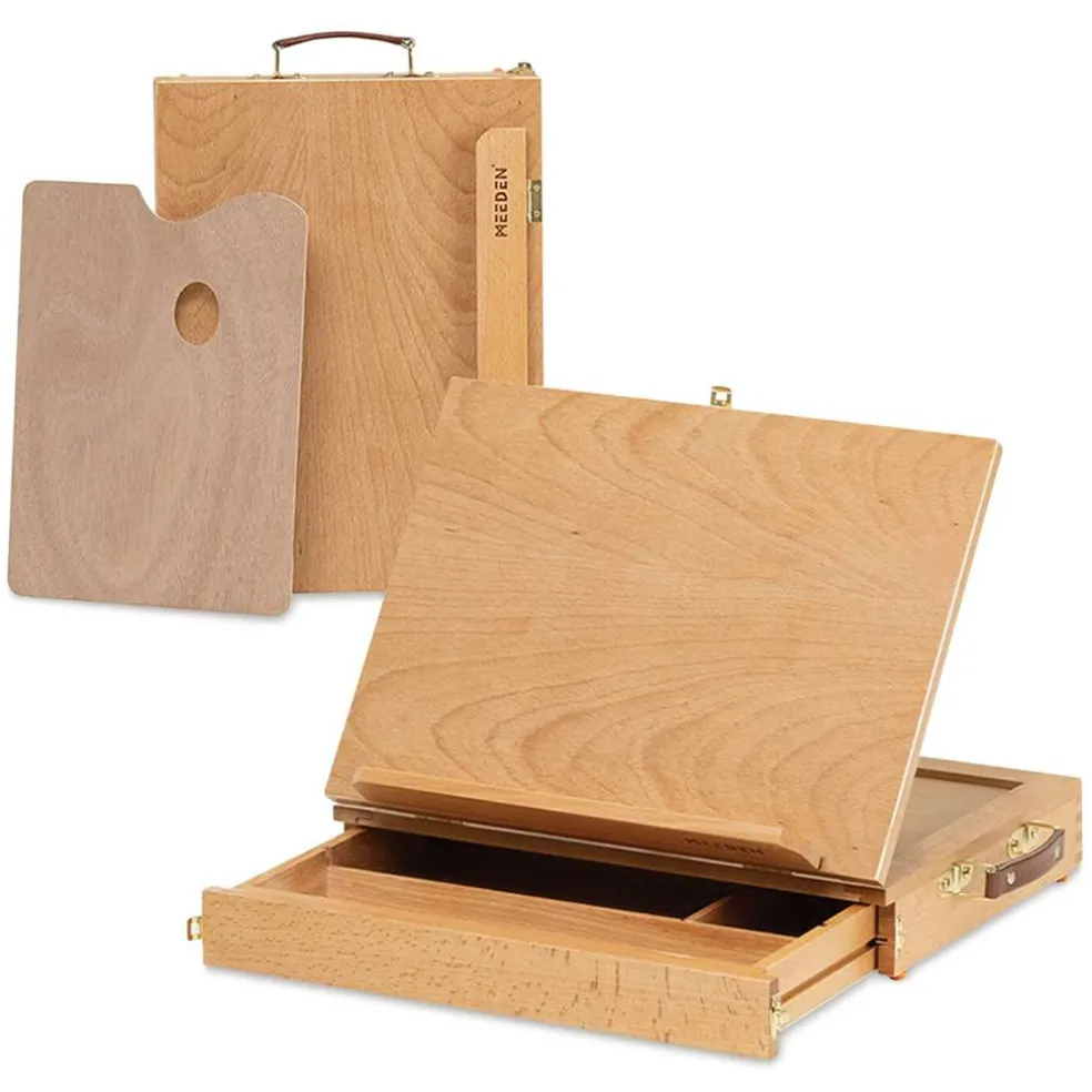 Meeden Tabletop Easel with Drawer