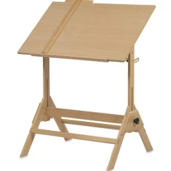 Meeden Wood Drafting Table - 35-1/2” W x 23-1/2” L