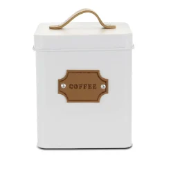 MegaChef Kitchen Food Storage & Organization White 5-Piece Canister Set