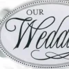 Me & My Big Ideas Small Talk Our Wedding Dimensional Title Sticker
