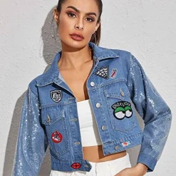 Meneng Embroidered Patches Iron-on Appliques: 30pcs Assorted Cool Punk Embroidery Sew-on Patch for Jackets Clothing