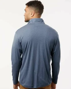 Men's Performance Quarter Zip Pullover 100% Polyester Athletic Top