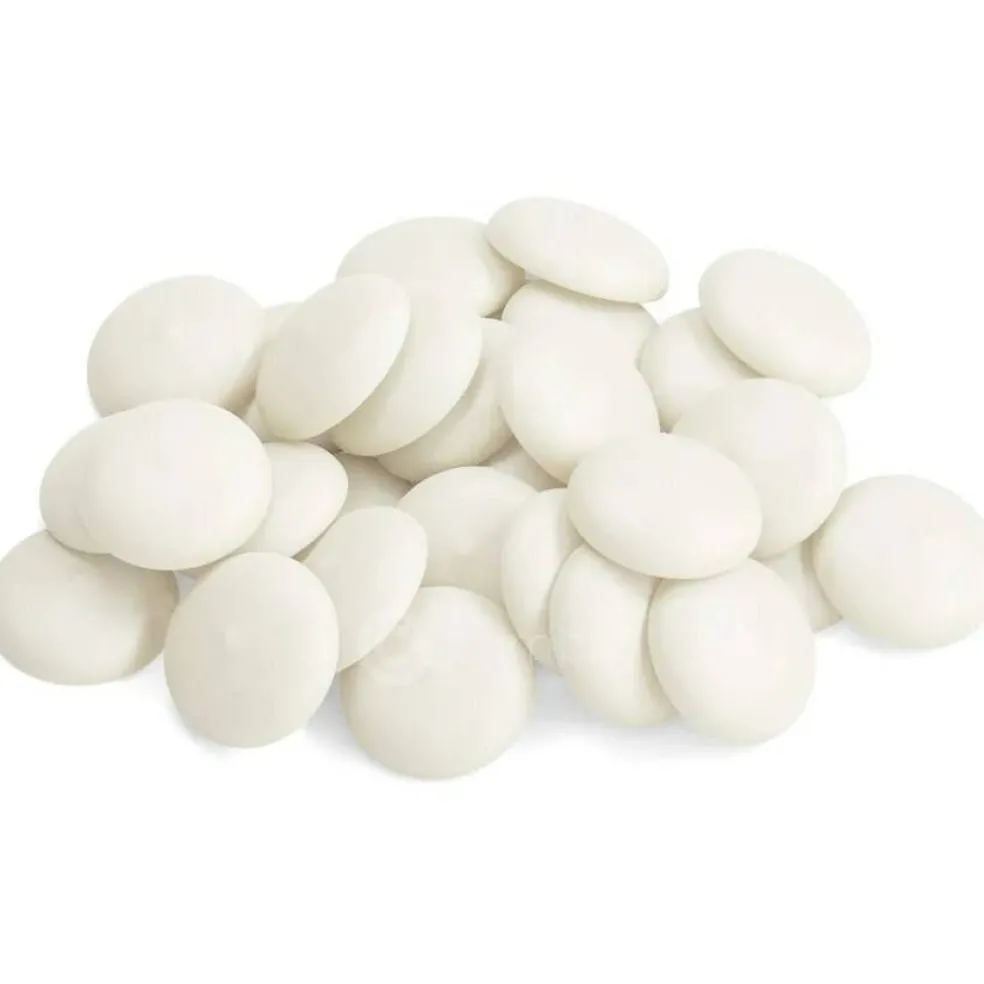 Merckens Bright White Chocolate Flavored Candy Coating 1 pound