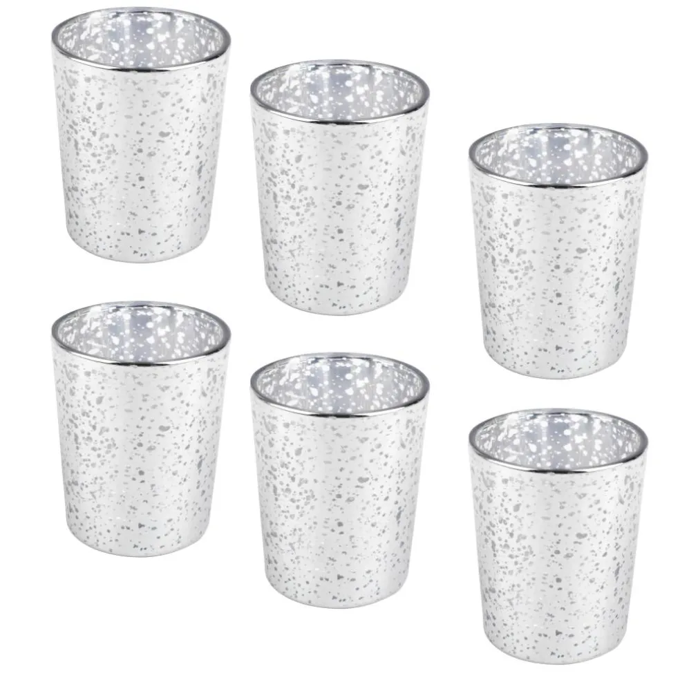2.5" Mercury Glass Votive Holders, 6ct. by Ashland®