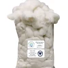 100% MERINO Wool Roving. Ethically & Responsibly Sourced Combed Top Fiber for Spinning, Filling and Stuffing - 1 LB Bag, Natural White