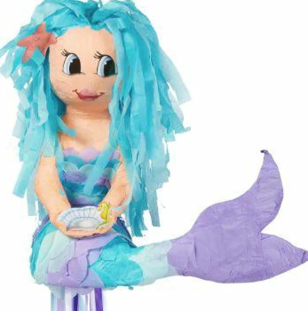 Mermaid, 3D Pull-String Pinata - 1 Pinata