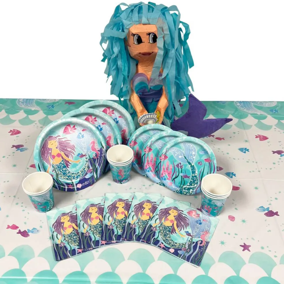 Mermaid, 3D Pull-String Pinata - 1 Pinata