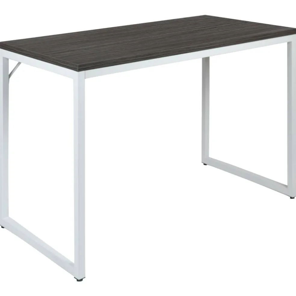 Merrick Lane Berlin 47 Inch Computer Desk with Open Metal Frame