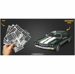 Metal EarthĀ® 1970 Chevy Chevelle Steel Model Kit