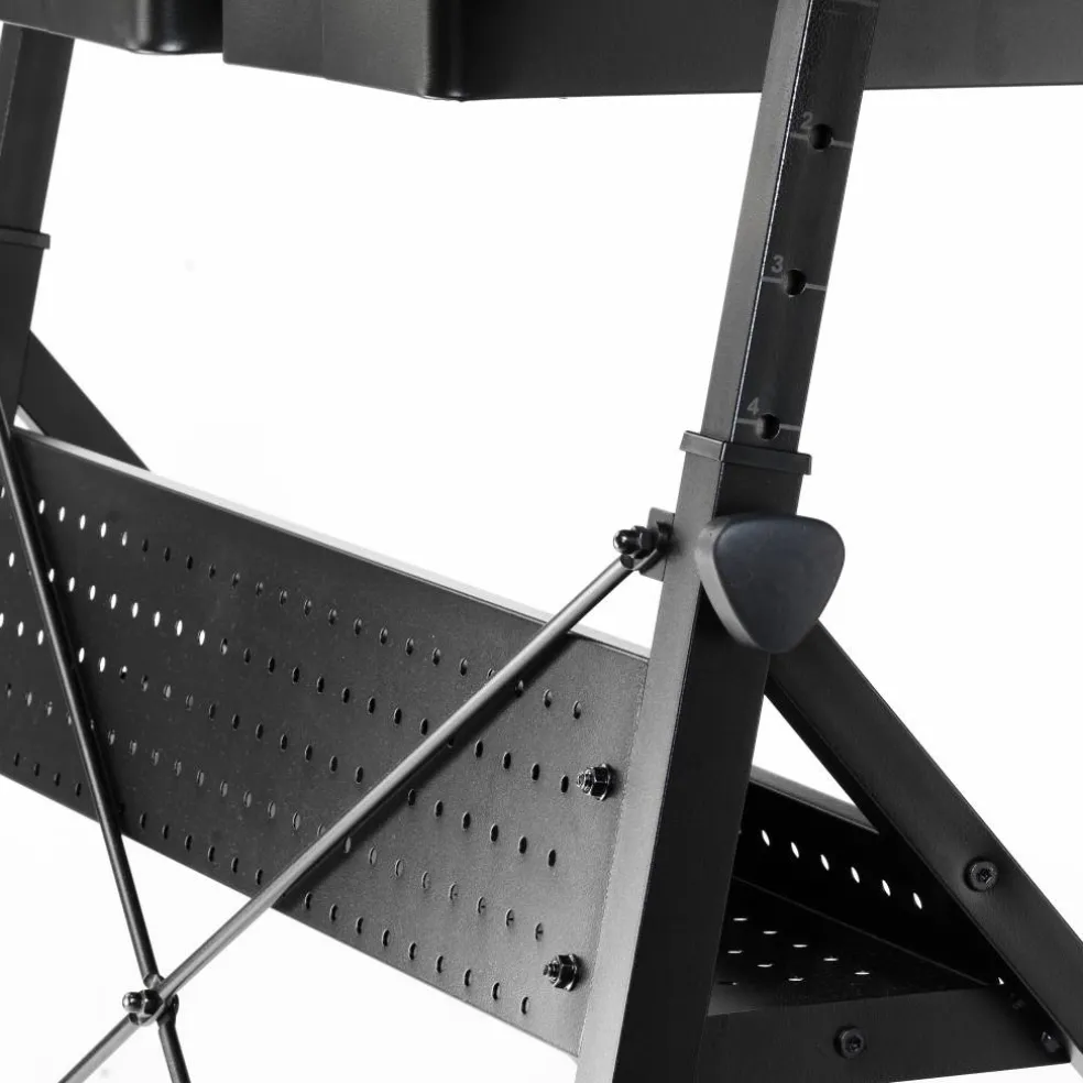 Metal & Glass Artist Table by Artist's Loft®