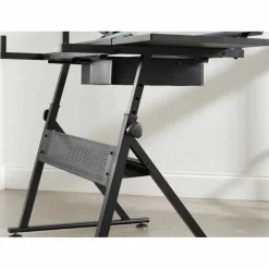 Metal & Glass Artist Table by Artist's Loft®