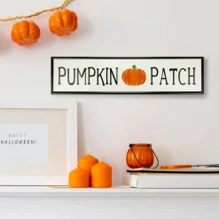 31.5" Metal Pumpkin Patch Fall Harvest Sign