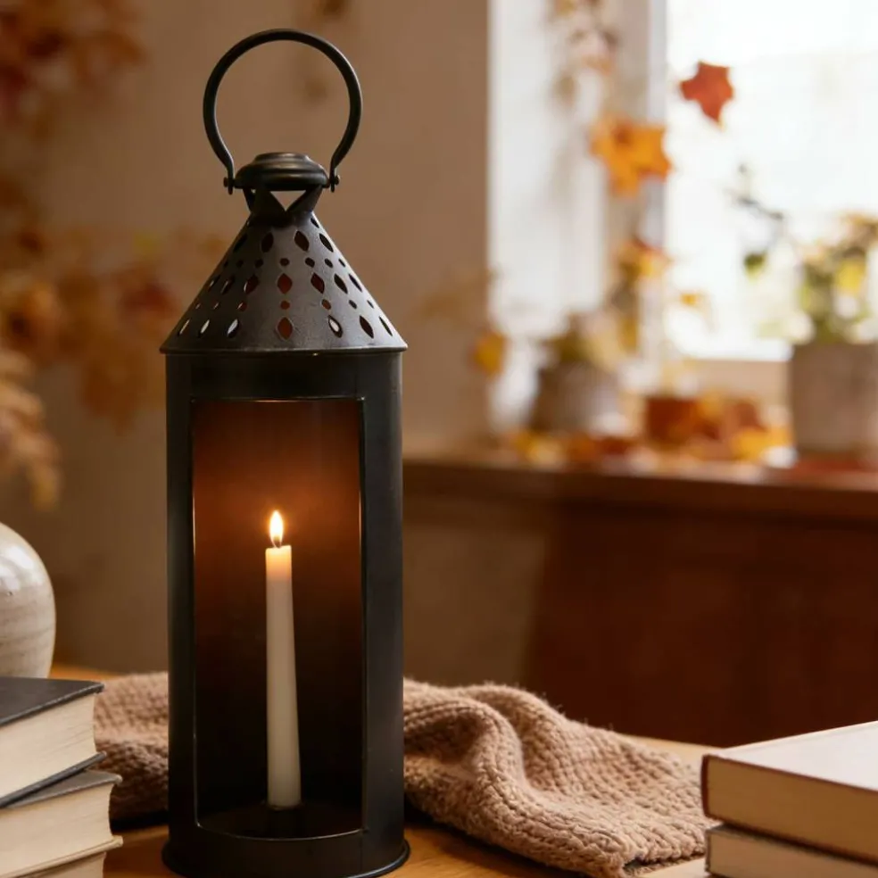 Metal Taper Candle Lantern by Ashland®