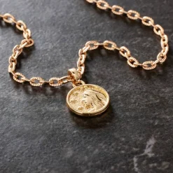 Metal Zodiac Coin Charm by Bead Landing™