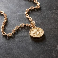 Metal Zodiac Coin Charm by Bead Landing™