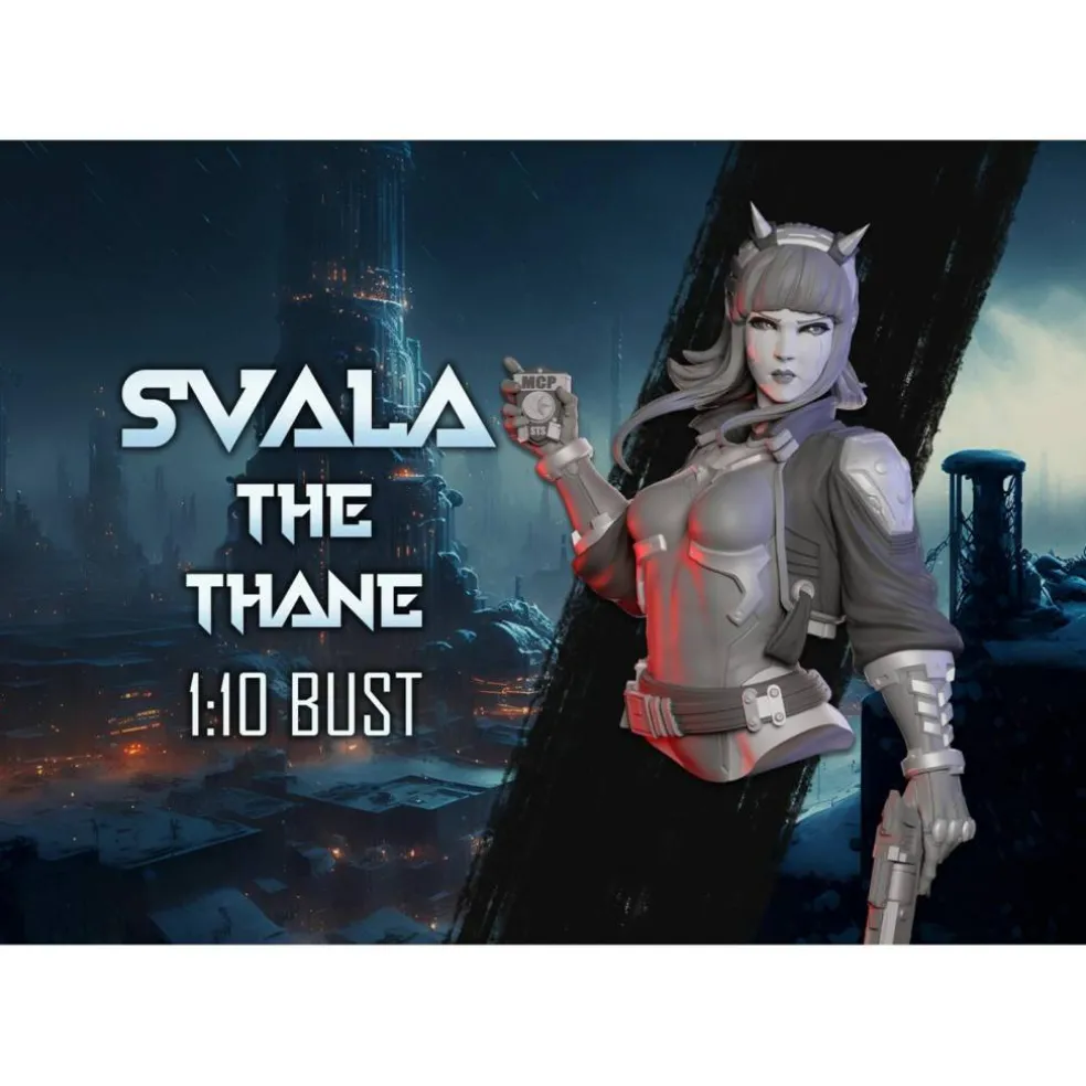 Midguard Miniatures: Svala the Thane – The Silent Enforcer of Order Bust 1:10