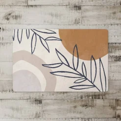 Mid Mod Arch Leaves Floor Mat