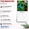 Mindful Living | 2027 7 x 14 Inch (Hanging) Monthly Mini Wall Calendar