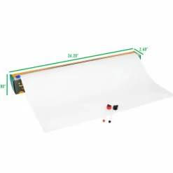 Mind Reader Adhesive Whiteboard Decal Paper Set