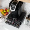 Mind Reader Anchor Collection Black 2-Tier 6-Drawer Single Serve Coffee Pod Organizer