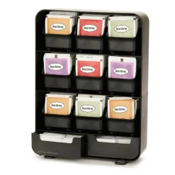 Mind Reader Black Tea Bag holder and Condiment Organizer