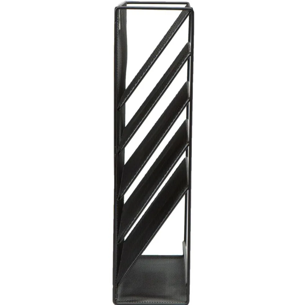 Mind Reader 6 Compartment Vertical Hanging Wall File & Chart Organizer
