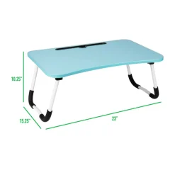 Mind Reader Freestanding Portable Foldable Lap Desk with Fold-Up Legs