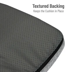 Mind Reader Harmony Collection Blue & Gray Memory Foam Ergonomic Seat Cushion