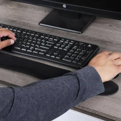 Mind Reader Harmony Collection Black Ergonomic Wrist Rest Sets for Keyboard & Mouse, 3ct.
