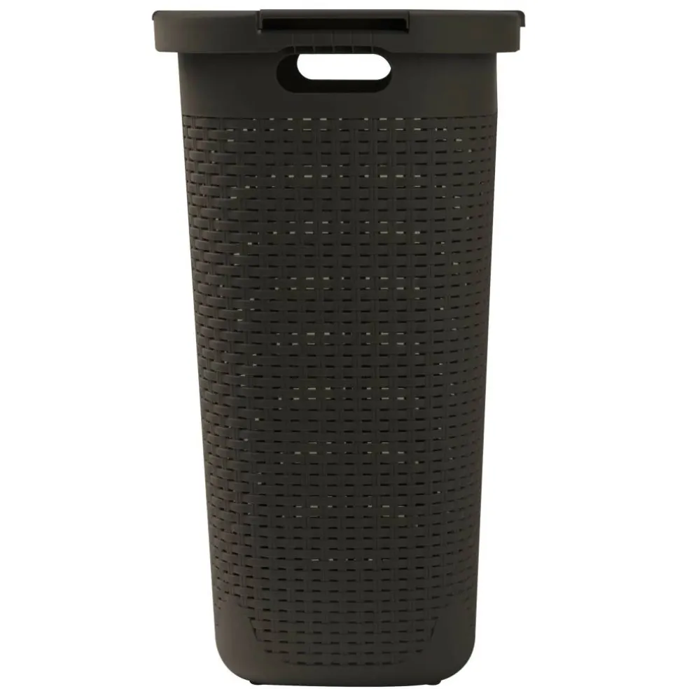 Mind Reader 60L Hamper Laundry Basket with Cutout Handles