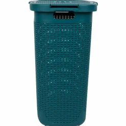 Mind Reader 60L Hamper Laundry Basket with Cutout Handles