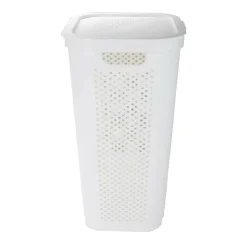 Mind Reader 60L Perforated Plastic Laundry Hamper with Lid