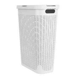 Mind Reader 23.5'' Slim Laundry Hamper with Cutout Handles