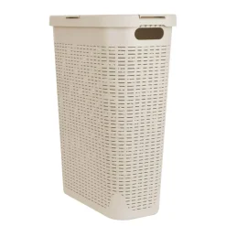 Mind Reader 23.5'' Slim Laundry Hamper with Cutout Handles