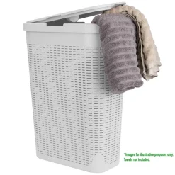 Mind Reader 23.5'' Slim Laundry Hamper with Cutout Handles