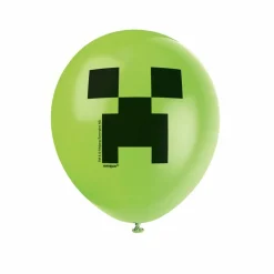 12" Minecraft Creeper Latex Balloons, 8ct.