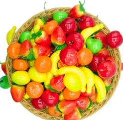 Mini Artificial Fruits Pack - (6 Kinds, 6Pcs)