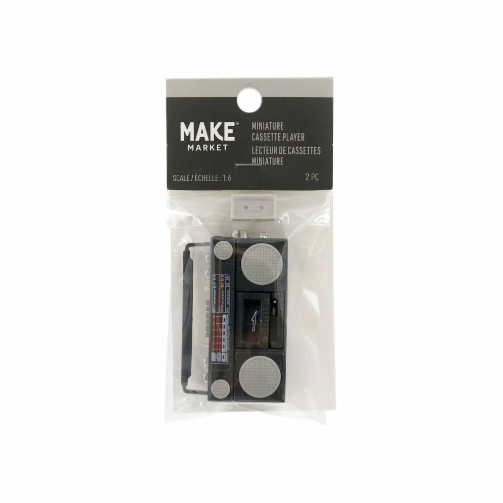 Miniature Cassette Player by Make Market®