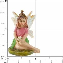 Miniature Pixie Sitting with Flower by Make Market®