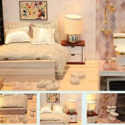 Miniature Wizardi Roombox Kit - New York Flat Dollhouse Kit
