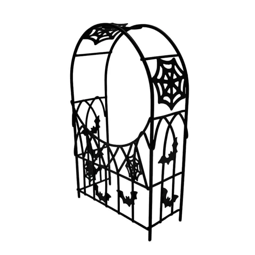 6" Mini Bat & Spiderweb Metal Arch by Ashland®