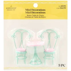 Mini Bistro Table & Chair Decoration Set by Ashland®