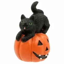 Mini Black Cat on Jack-o'-Lantern by Ashland®