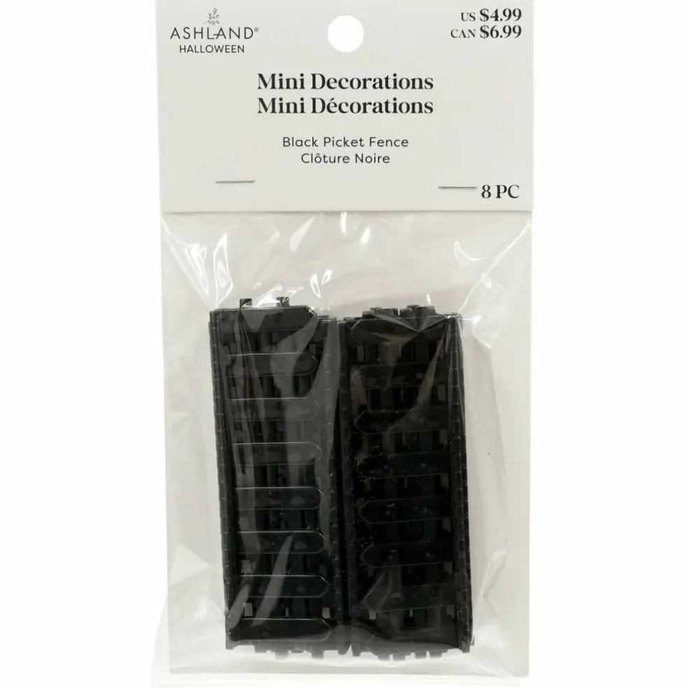 Mini Black Picket Fence, 8pc. by Ashland®
