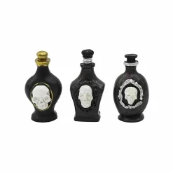 Mini Black & White Skull Potion Bottle Set by Ashland®