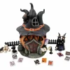 Mini Black Witch Cat in Gold Moon by Ashland®