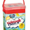 Mini Chalk 3" – 20 Pack | Kids Classroom Chalk for Blackboard, Sidewalk, Craft Projects & School Activities