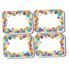 Mini Confetti Whiteboard Erasers, 10ct.