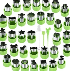 Mini Cookie Cutters & Fruit/Vegetable Stamps 35 Pack
